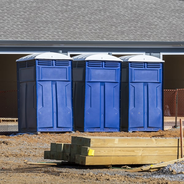 is there a specific order in which to place multiple portable restrooms in Sun City Center Florida